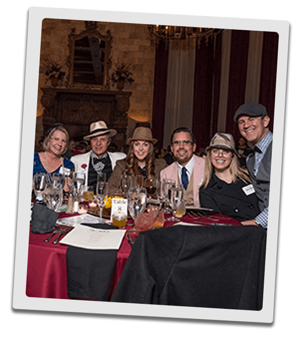 Atlanta Murder Mystery party guests at the table